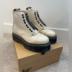 Dr. Martens Sinclair Milled Nappa Leather Platform Boots